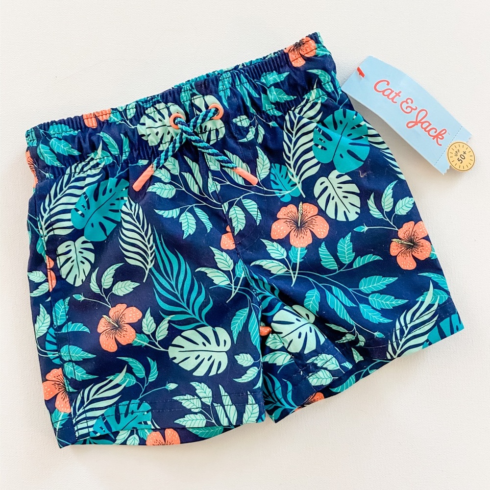 Cat and Jack Infant Swim Trunks